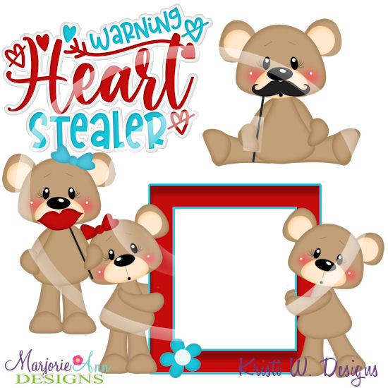 Franklin & Frannie Heart Stealer SVG Cutting Files + Clipart - Click Image to Close